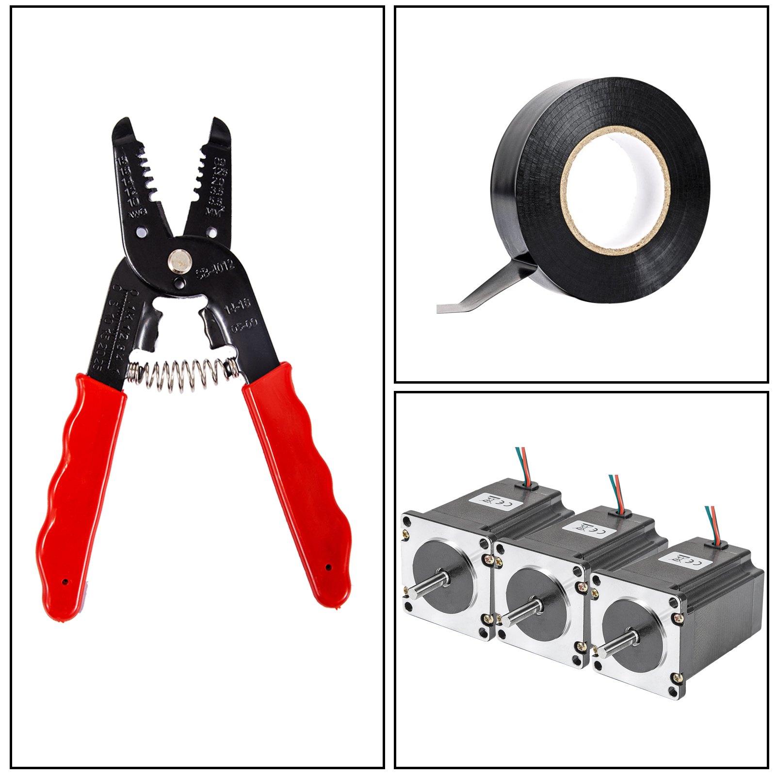 Vevor Nema 23 Motor Paso A Paso 3,2 V Motor De Pasos 1,9 N.m 3 Pcs 3d Impresora