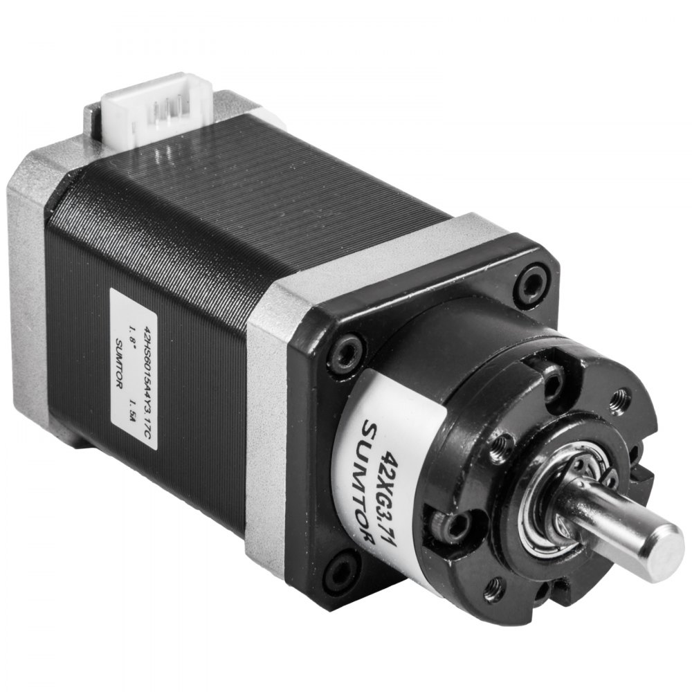 VEVOR 6V 17 Motor Paso a Paso Planetario 1,5A 4 Relación de Reducción de Plomo 1:3.71