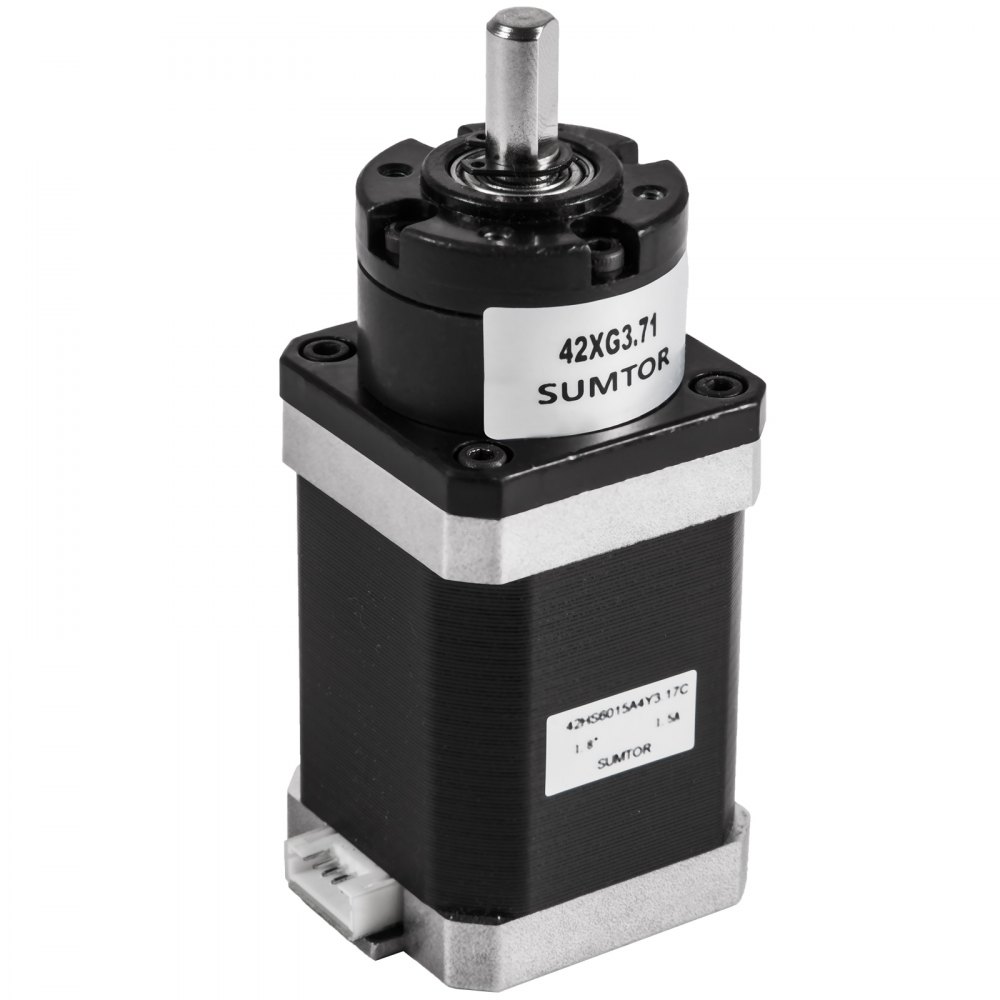 VEVOR 6V 17 Motor Paso a Paso Planetario 1,5A 4 Relación de Reducción de Plomo 1:3.71