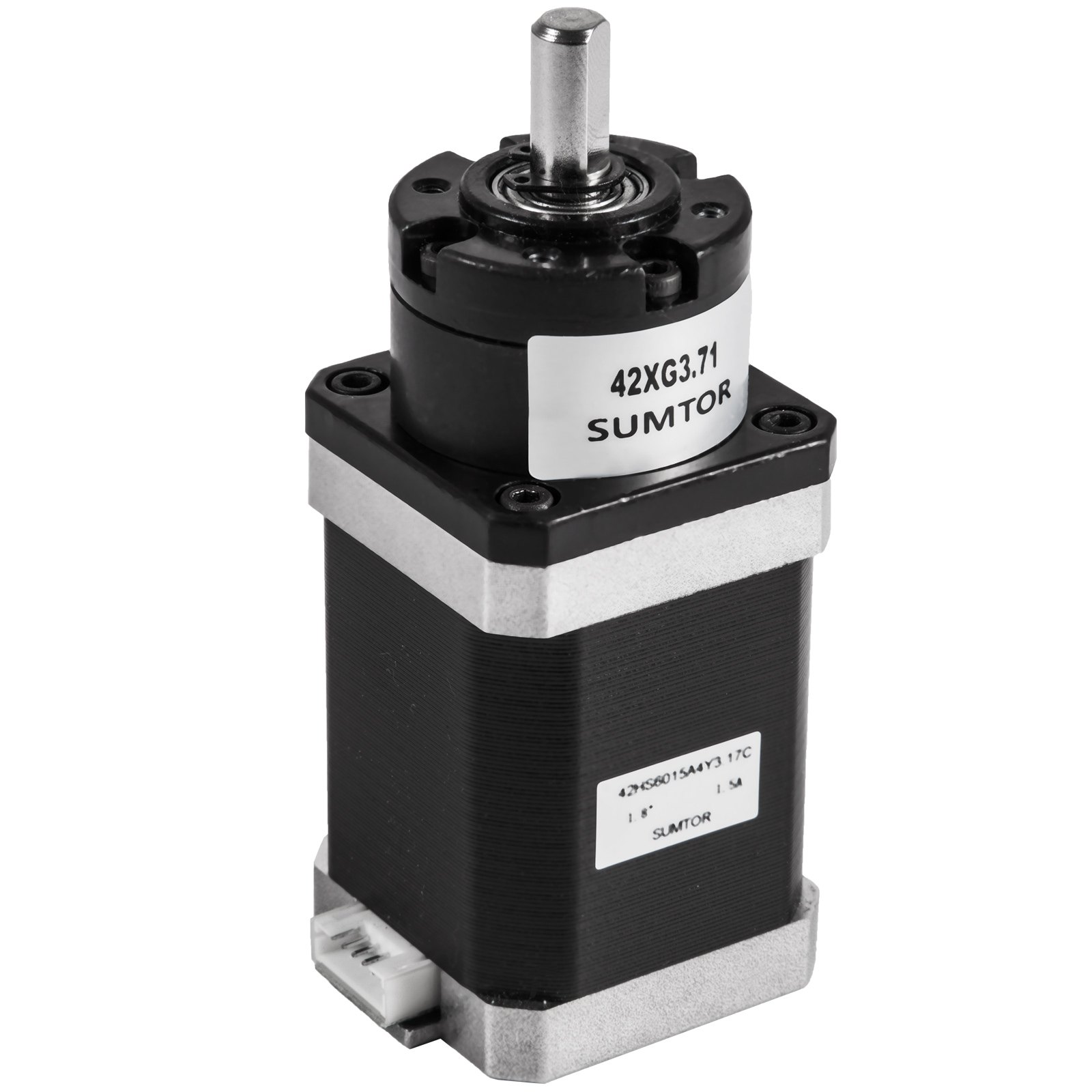 VEVOR 6V 17 Motor Paso a Paso Planetario 1,5A 4 Relación de Reducción de Plomo 1:3.71