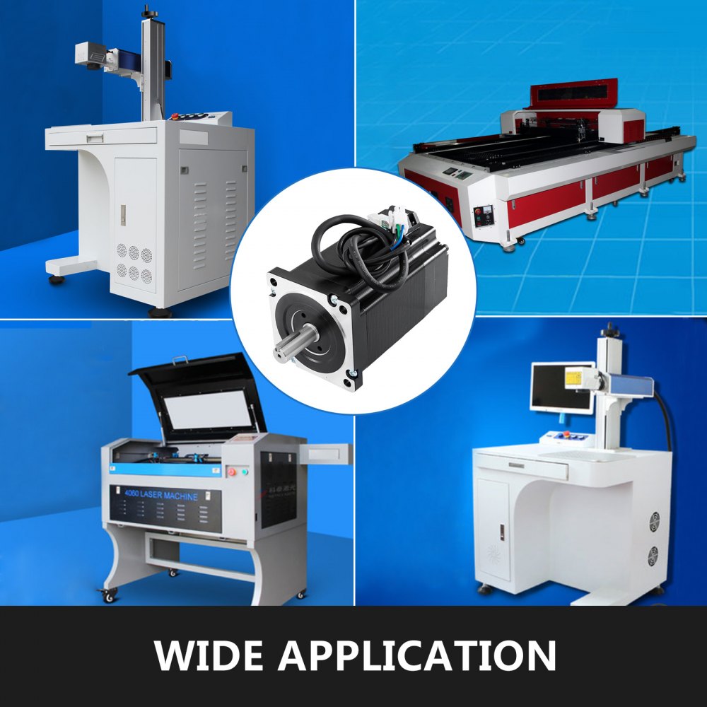 Motor Paso A Paso Nema34 8.5n.m Servomotor De Circuito Cerrado 6a 2 Fases 170mm