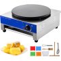 VEVOR Hacer el Postre Banji 15.7 pulgadas Crujiente Banji Bandeja de Banji Melaleuca Cake Pancake Pan Dimensiones del producto 470x470x240 mm Crepe Maker eléctrico Antiadherente Ronda Uno