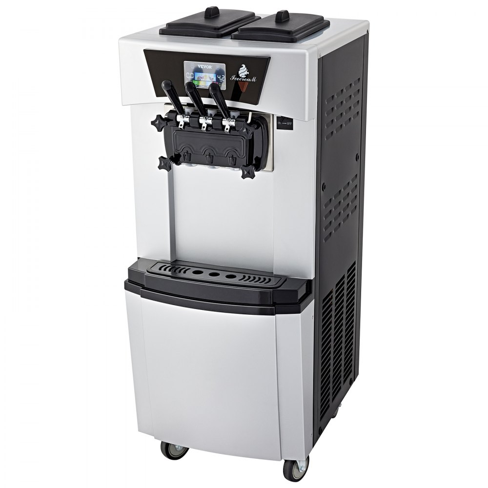 Vevor Máquina De Helado Comercial Máquina Para Hacer Helados 3 Sabores 20-30 L/h