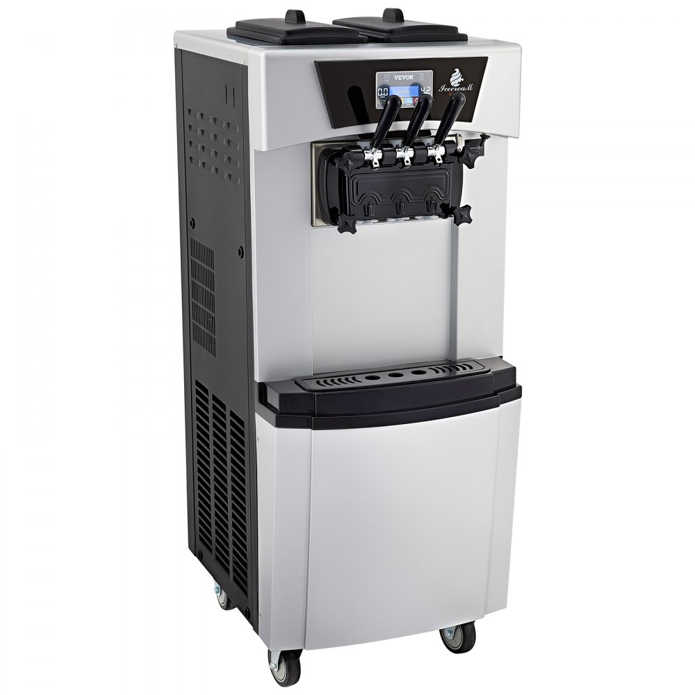 Vevor Máquina De Helado Comercial Máquina Para Hacer Helados 3 Sabores 20-30 L/h