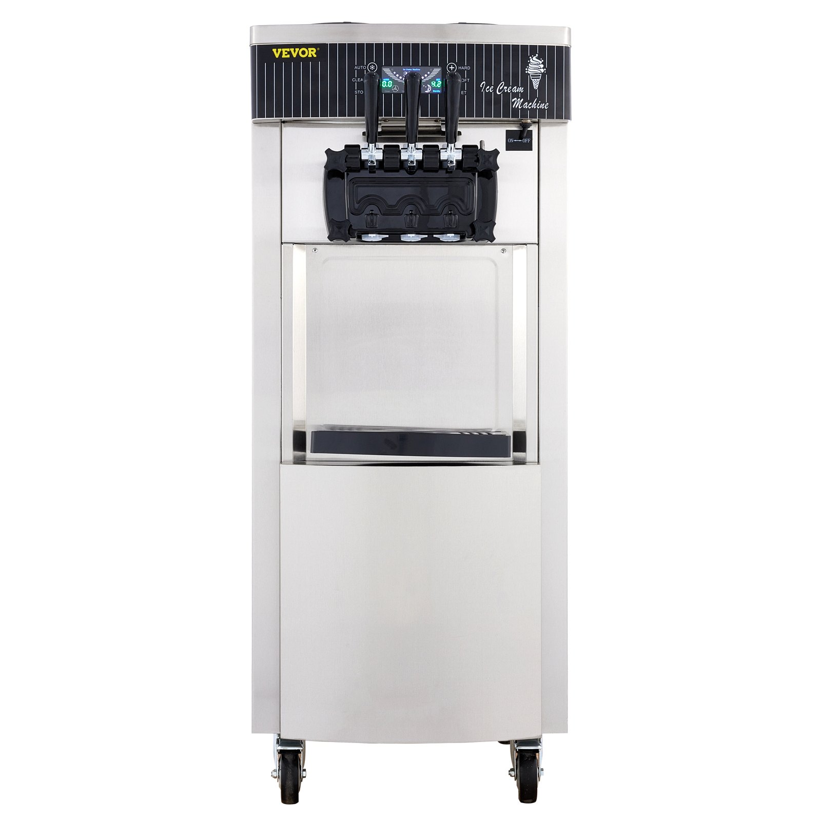 Máquina De Helado Suave 20-28l / H 2200w Pantalla Lcd Ice Cream Machine