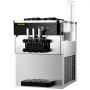 Vevor Máquina De Helados Suaves Comerciales 5.3-7.4 Gal/h 2200w 3 Sabores