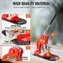 Máquina para fabricar botones VEVOR con base de metal duradera, tobogán de plástico de alta calidad y superficie de material nuevo ABS.