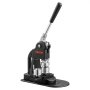 VEVOR Máquina para Hacer Chapas 25 mm Prensa de Pines de Metal y Plástico, Kit de Bricolaje para Personalizar Regalos, Accesorios de 500 Botones, Llave Hexagonal y Cortador Circular, Mango Ergonómico