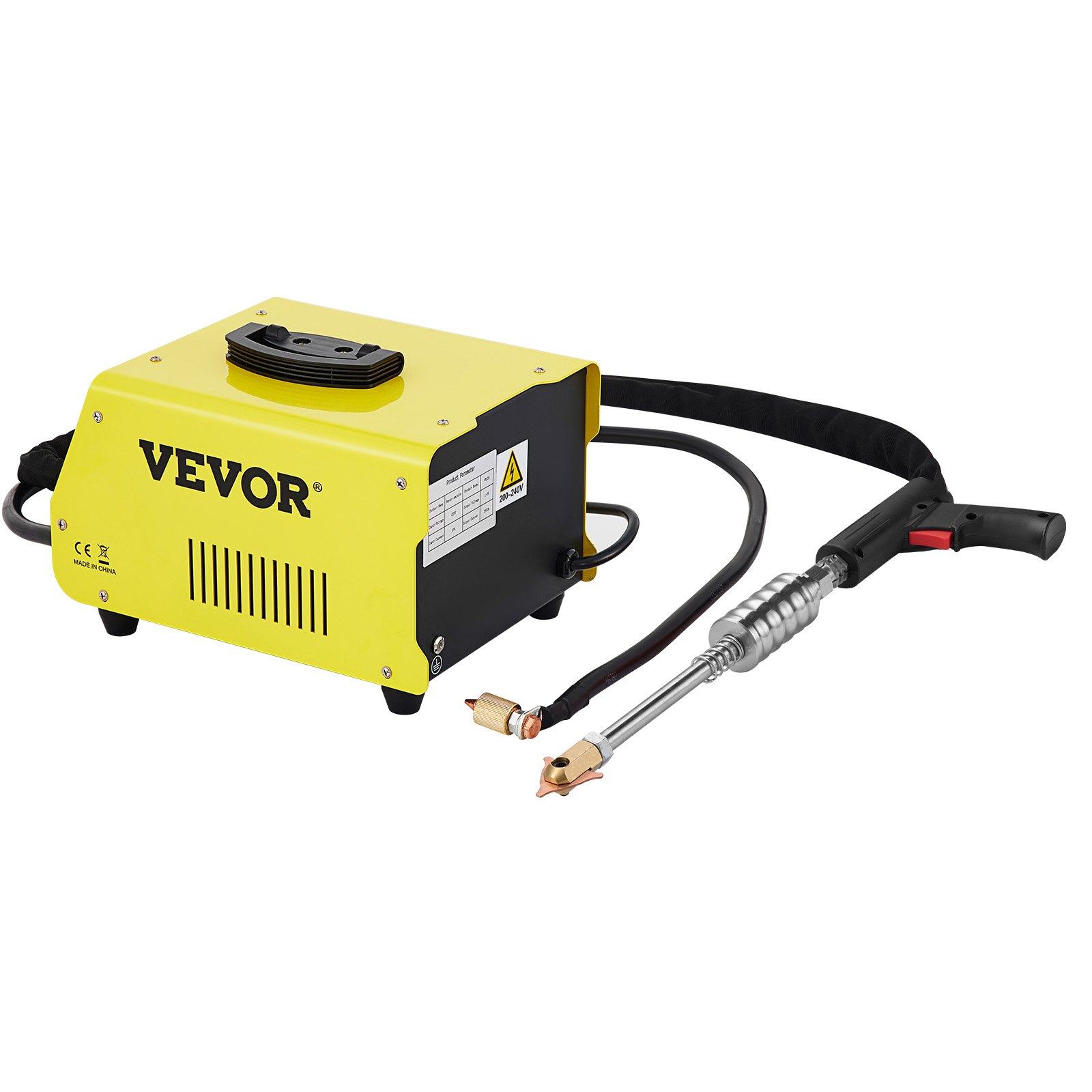 VEVOR Herramienta de Reparación de Abolladuras 220-250 V Herramientas de Chapista 3500 A Kit de Reparación de Parachoques 3KW de Potencia para Auto Dent Puller Soldador de Plástico Reparar Abolladuras