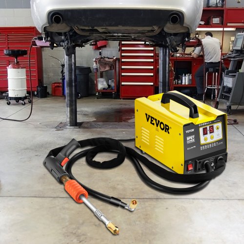 VEVOR Máquina de Reparación de Abolladuras 3 KW Kit Herramientas de Reparación de La Abolladura 220V Abolladuras Coche Abolladuras Coche Profesional Máquina de Soldadura por Puntos G90E