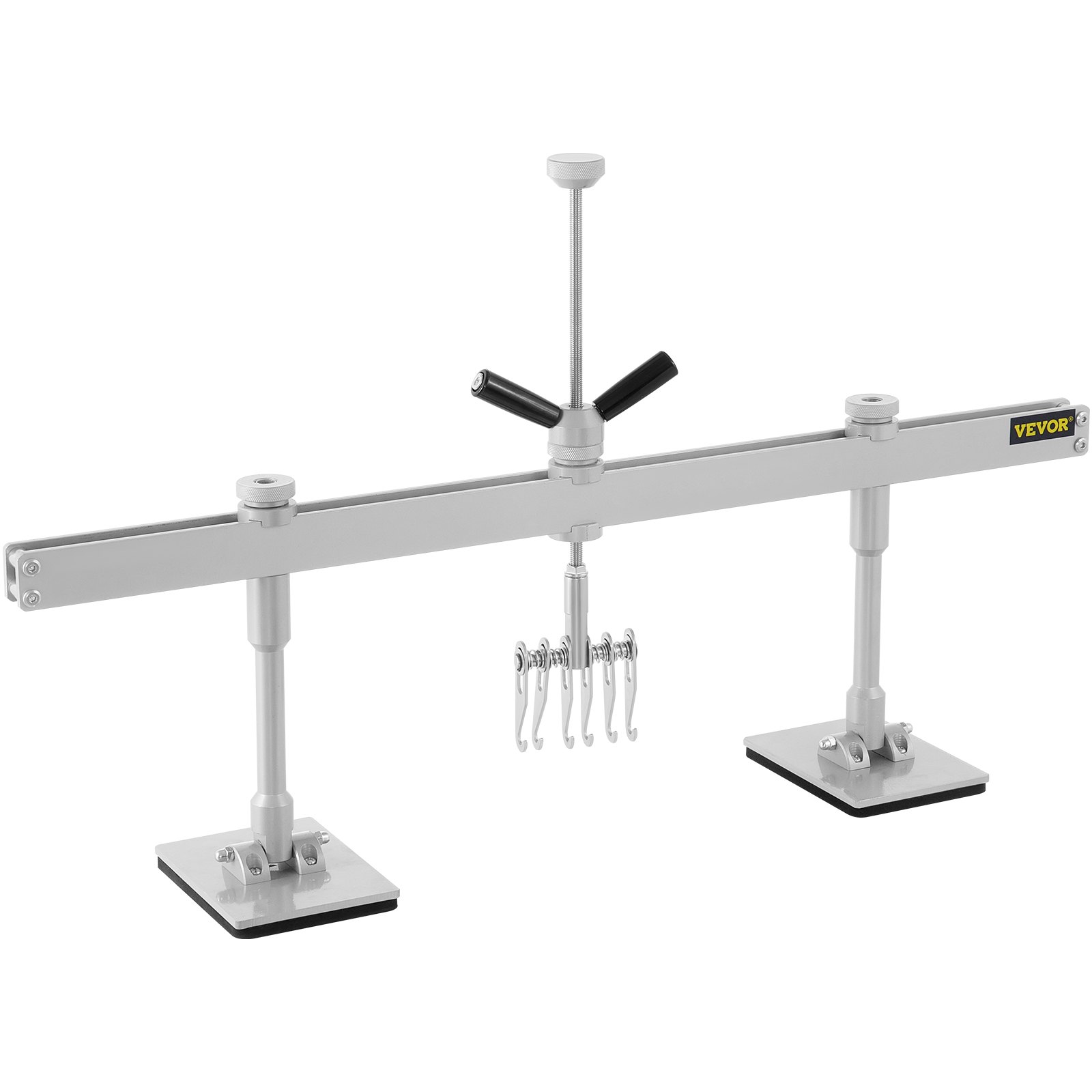 Kit de barra de palanca de extracción de abolladuras VEVOR, construcción de metal duradera con ganchos ajustables.