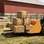 VEVOR Horquillas para Palés de 1814 kg, 1524 mm, Horquillas para Cargadora, con Abrazadera, Puntas Amarillas Fijas y Acero Reforzado para Tractor, Minicargadora, Pala Cargadora, Agricultura y Granja