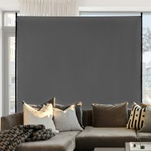 VEVOR Biombo Separador de Ambientes de un solo Panel 1810 x 1815 x 500 mm Gris