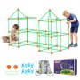 VEVOR Kit de Construcción de Fortaleza de Niños brilla en la oscuridad 140 PCS