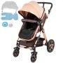 VEVOR Cochecito de Bebé 78 x 60 x 107 CM, Carrito Bebé Silla de Paseo 78 x 60 x 107 CM, con Carro Multiuso, Silla de Paseo Ligera, Carro bebe, Carritos para Mu?ecas Plegado