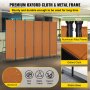 Divisor de ambientes VEVOR con tela Oxford de primera calidad y marco de aleación de aluminio, resistente al agua y al óxido.