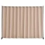 VEVOR Room Divider Partition Screen Folding Screen Single Panel, Portable Privacy Screen for Office Bedroom Dining Room Study Balcony, Rollable Room Divider (308.5 x 45 x 245.5 cm), Brown
