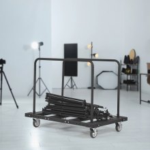 VEVOR Carro para Manipulación de Paneles de Yeso Capacidad de Carga de 816 kg Carro Portaplatos con Ruedas giratorias de 360°, Manipulación Móvil para Paneles de Construcción, Garaje, Hogar, Almacén