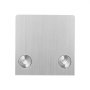 VEVOR Abrazadera de Vidrio, 4 PCS Soporte de Barandilla de Vidrio Cuadrado para Vidrio Templado de 0.31 "-0.47", Abrazadera de Montaje de Vidrio de Acero Inoxidable 304, Soporte de Estante de Vidrio para Balcón, Jardín, Piscina, Escalera, Plata
