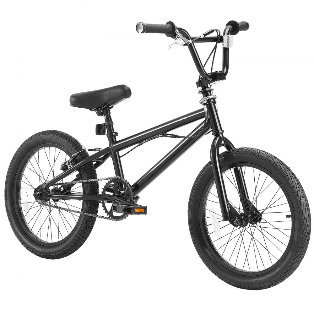 VEVOR Bicicleta BMX Bicicleta de Estilo Libre con Ruedas de 45,7cm Bicicleta de Carreras BMX con Rotor de 360° para Principiantes y Ciclistas Avanzados Bicicletas BMX Marco de Acero Hi-Ten Duradero