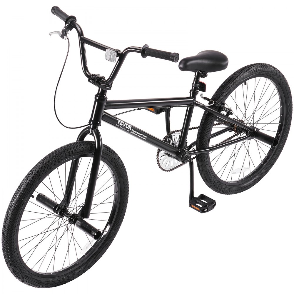 VEVOR Bicicleta BMX Bicicleta de Estilo Libre con Ruedas de 61 cm Bicicleta de Carreras BMX con 4 Clavijas para Principiantes y Ciclistas Avanzados Bicicletas BMX Marco de Acero Hi-Ten Duradero