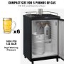 VEVOR Cilindro de Gas de Aluminio con Tanque de CO2 de 2,3 kg con Válvula CGA320 Presión 1800 psi Peso 4 kg para Llenado de Cerveza Máquina Dispensadora de Bebidas a Presión Máquina Carbonatadora