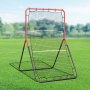 VEVOR Red de Rebote de Béisbol y Softbol 914x1372 mm Red de Lanzamiento de Béisbol de 3 vías Entrenador de Rebote de Lanzador de Béisbol Línea de PE de 30 Hilos para Práctica de Campo y Lanzamiento