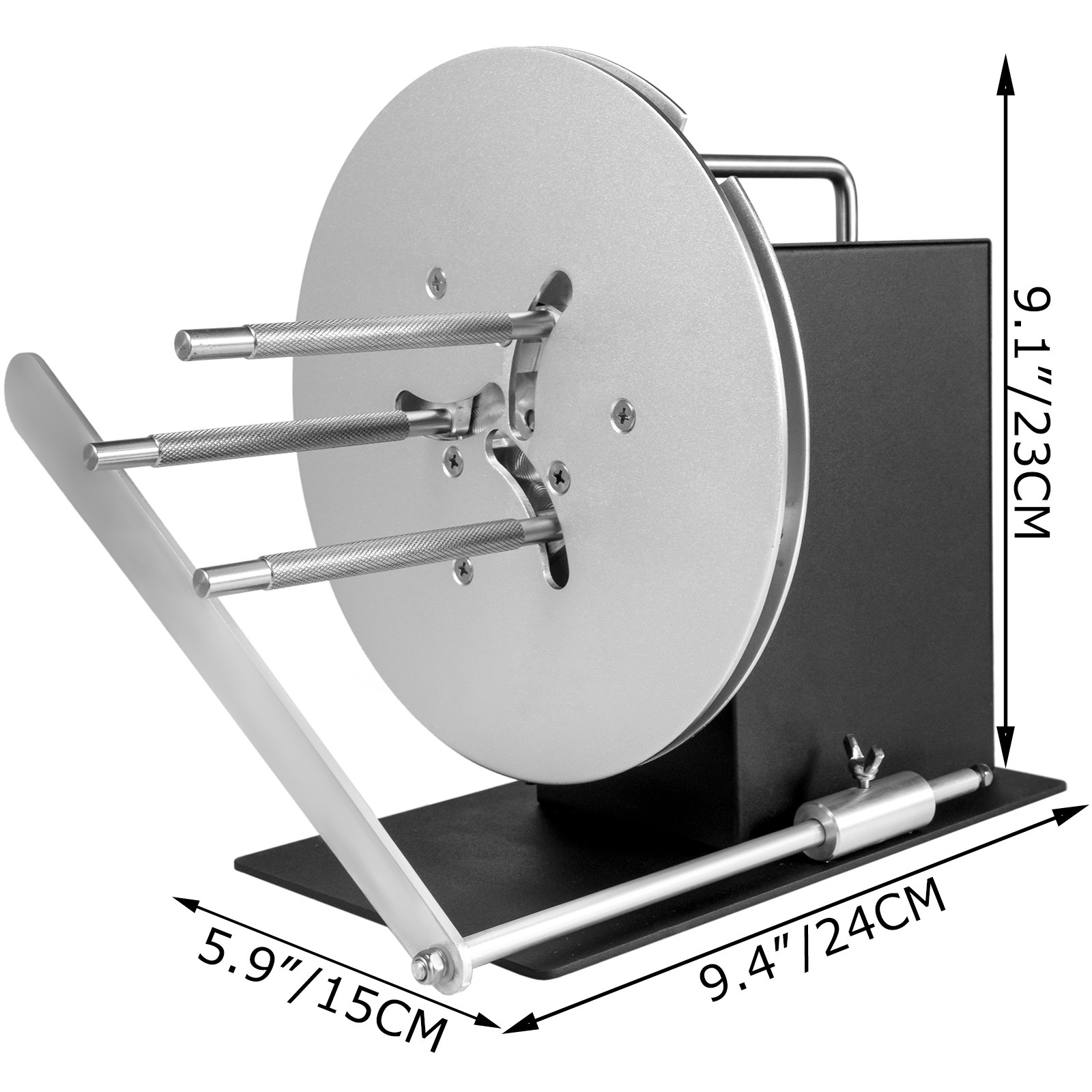 VEVOR Dispensador de Etiquetas R9, Máquina Rebobinadora de 120mm Adecuado para Muchas Industrias con Grandes Necesidades de Rebobinado de Etiquetas Automática Rebobinador de Etiquetas