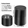 VEVOR Prensa para Bolas de Hielo 2,4" Kit de Prensa para Bolas de Hielo de Aleación de Avión para Esferas de Hielo de 60mm, Prensa para Hielo con Pinza y Bandeja de Goteo, para Whisky, Cocktail, Negro