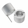 VEVOR Kit de Prensa para Bolas de Hielo 65 mm Molde de Aluminio de Aviación para Cubitos de Hielo Máquina para Hacer Bolas de Hielo Forma de Diamante para Whisky, Cócteles en Fiestas, Días Festivos