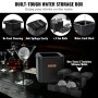 VEVOR Cubiteras para Hielo Redondo 4 Esferas de 6cm Fácil de Sacar Molde de Silicona Alimentaria para Cubitos de Hielo con Bolsa para Congelador y Pinzas para Bebidas Vino Cócteles Whisky Café Fiestas
