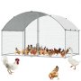 VEVOR Gallinero, 3 x 1,97 x 1,99 m, Gallinero Corral para Patio con Cubierta Impermeable, Gallinero con Techo con Cerradura de Seguridad para Exteriores y Patio Trasero, Granja, Jaula para Conejos