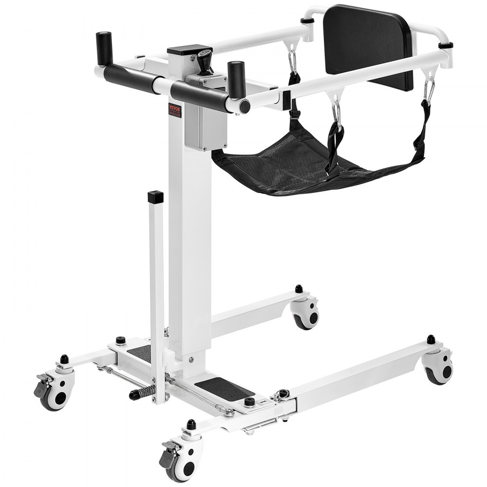 VEVOR Silla de Ruedas Elevadora de Pacientes con Altura y Ancho Ajustables Silla Eléctrica Plegable para Traslado de Pacientes Capacidad de Carga 100 kg para Ancianos Discapacitados, Hogar, Coche
