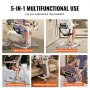 VEVOR Silla de Ruedas Elevadora de Pacientes con Altura y Ancho Ajustables Silla Eléctrica Plegable para Traslado de Pacientes Capacidad de Carga 100 kg para Ancianos Discapacitados, Hogar, Coche