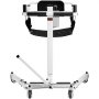 VEVOR Silla de Ruedas Elevadora de Pacientes con Altura y Ancho Ajustables Silla Eléctrica Plegable para Traslado de Pacientes Capacidad de Carga 100 kg para Ancianos Discapacitados, Hogar, Coche