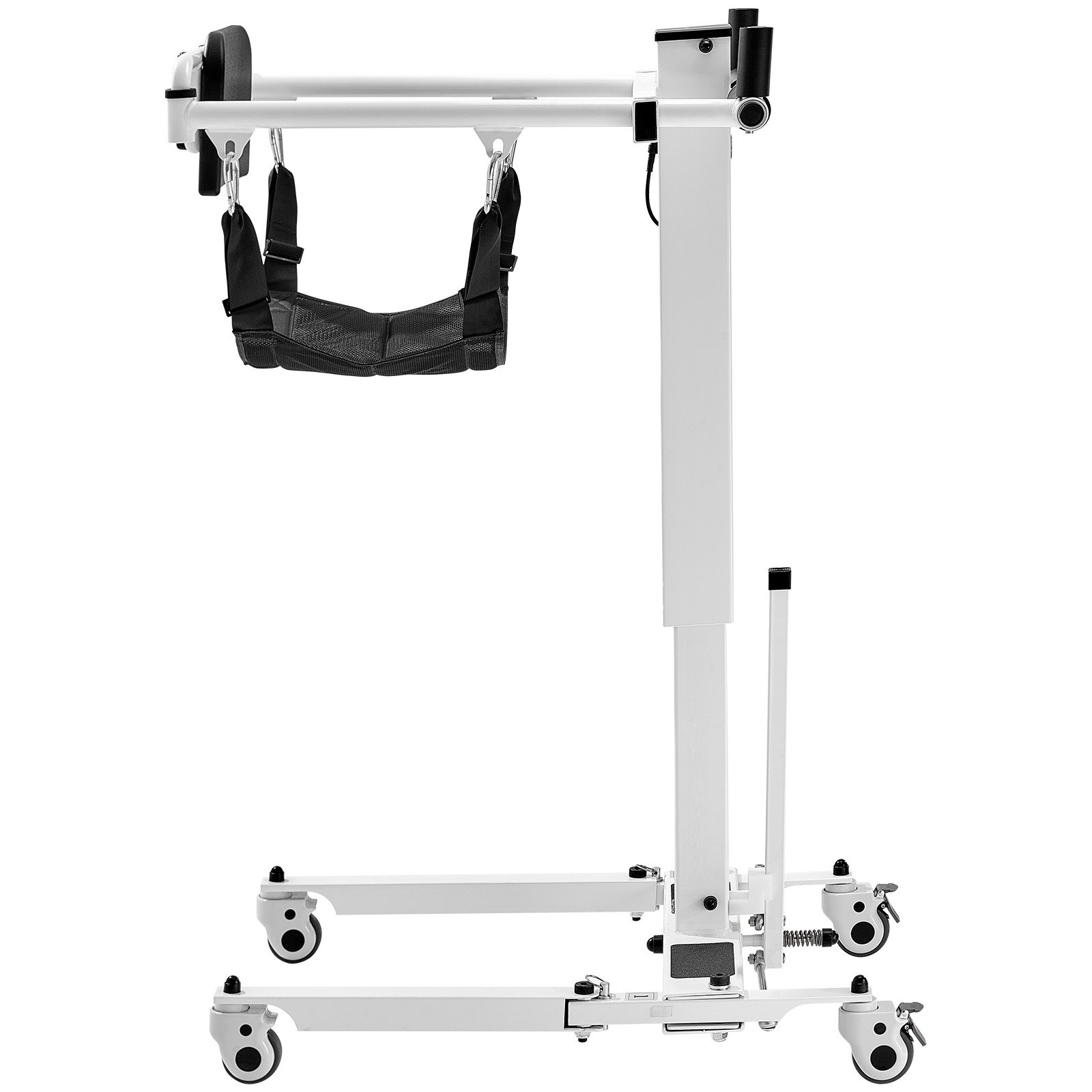 VEVOR Silla de Ruedas Elevadora de Pacientes con Altura y Ancho Ajustables Silla Eléctrica Plegable para Traslado de Pacientes Capacidad de Carga 100 kg para Ancianos Discapacitados, Hogar, Coche
