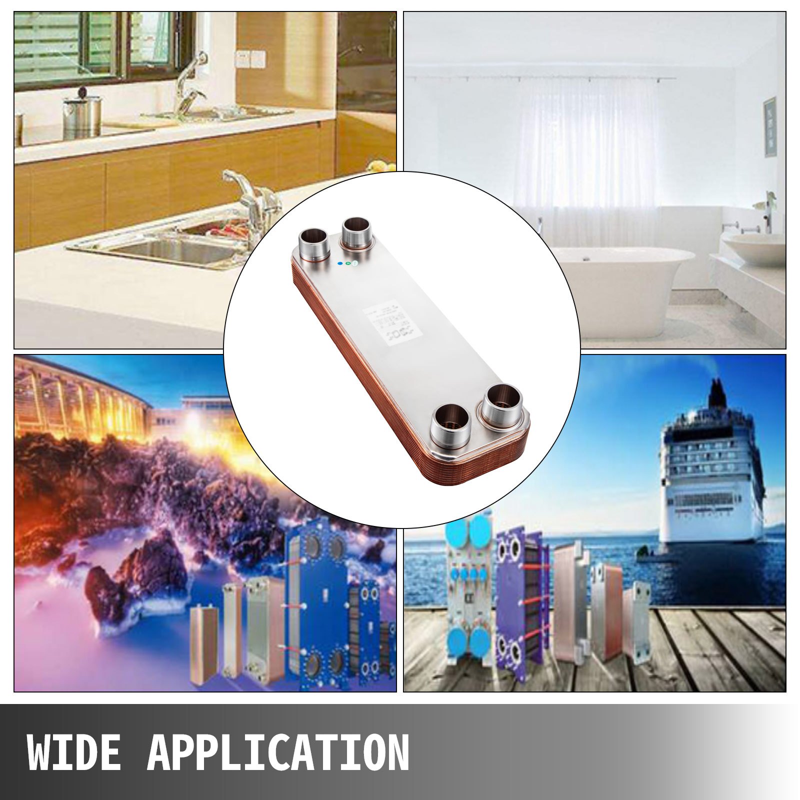 Intercambiador De Calor De 20 Placas Soldadas Intercambiador Para Calefacción