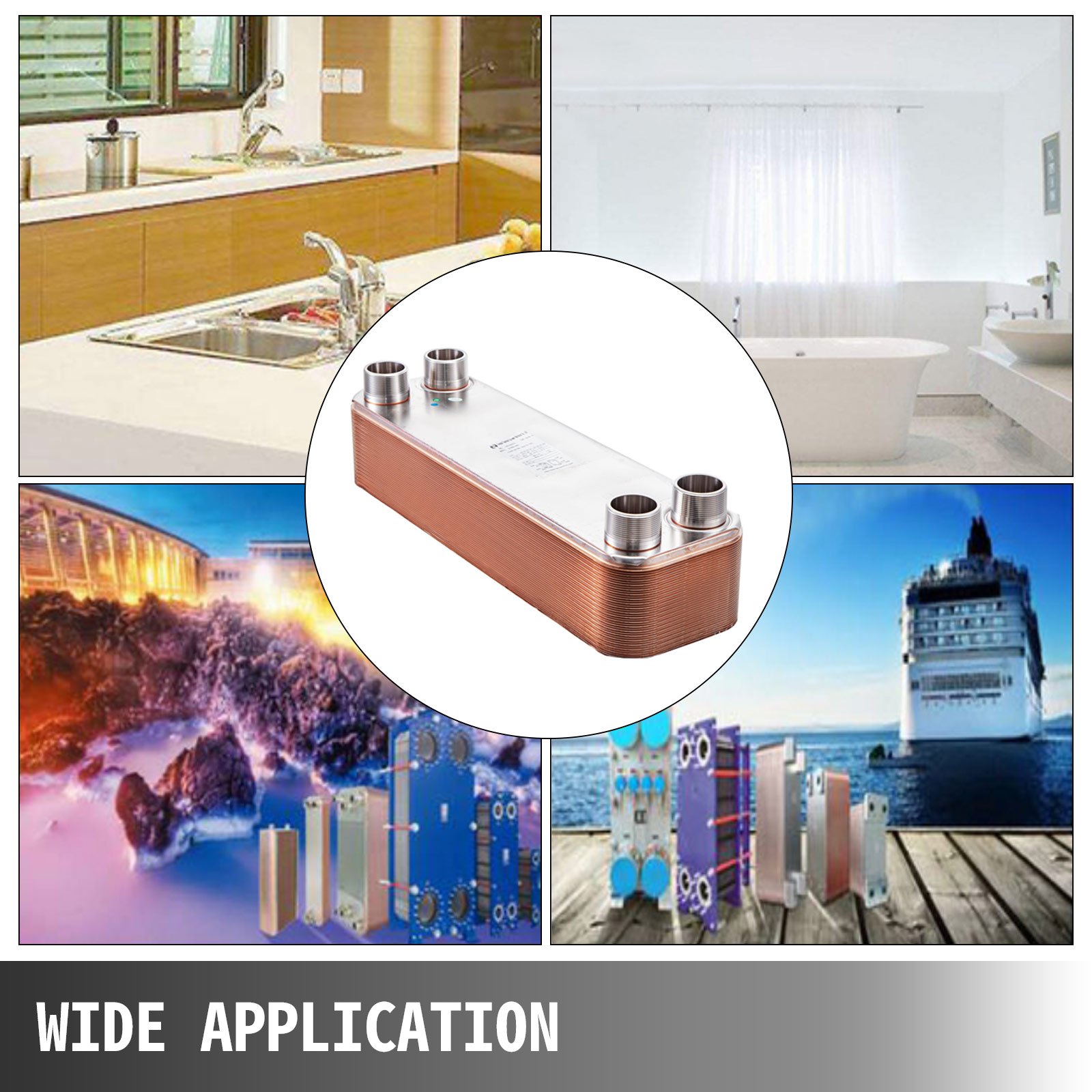 Intercambiador De Calor De Placas Soldadas Intercambiador De 40 Placas 3-4.5 Mpa