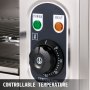 VEVOR Salamandra eléctrica elevable 4000W Cocina industrial Pollo de barbacoa 50-300 ° C