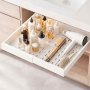 VEVOR Cajón Extraíble para Armario de Cocina 2 PCs Cajón Telescópico Blanco, Ancho Expandible de 31-48 cm, Profundidad de 52 cm, Carga 9 kg por Nivel, Con Tiras Adhesivas Nano, Para Despensa de Cocina