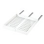 VEVOR Cajón Extraíble para Armario de Cocina 2 PCs Cajón Telescópico Blanco, Ancho Expandible de 31-48 cm, Profundidad de 52 cm, Carga 9 kg por Nivel, Con Tiras Adhesivas Nano, Para Despensa de Cocina