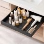 VEVOR Pull Out Cabinet Organizer, 2 Pack Expandable Width (310-480 mm), 520 mm Deep Pull Out Drawers for Cabinets, Sliding Drawer for Kitchen Pantry Cabinet Organizer with Nano Adhesive Strips, Black