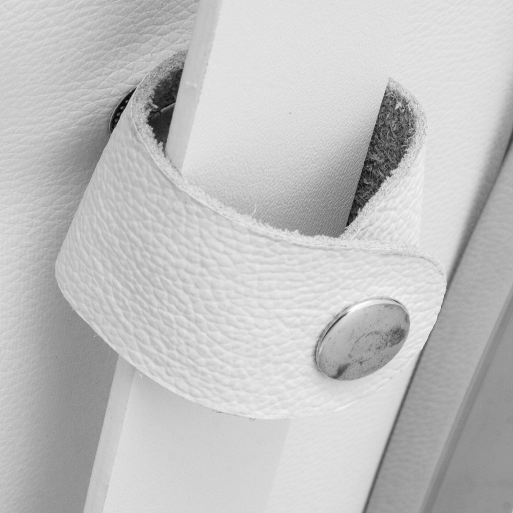 Silla Con Taburete Sillon De Cuero De La Pu Butaca Barcelona Lujosa