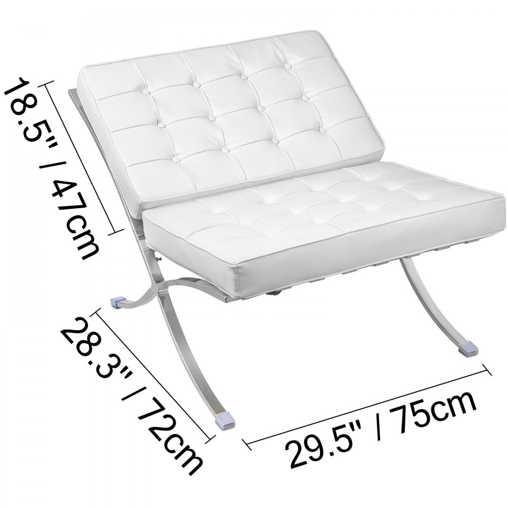 Silla Con Taburete Sillon De Cuero De La Pu Butaca Barcelona Lujosa