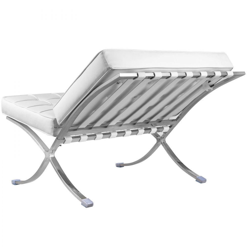 Silla Con Taburete Sillon De Cuero De La Pu Butaca Barcelona Lujosa