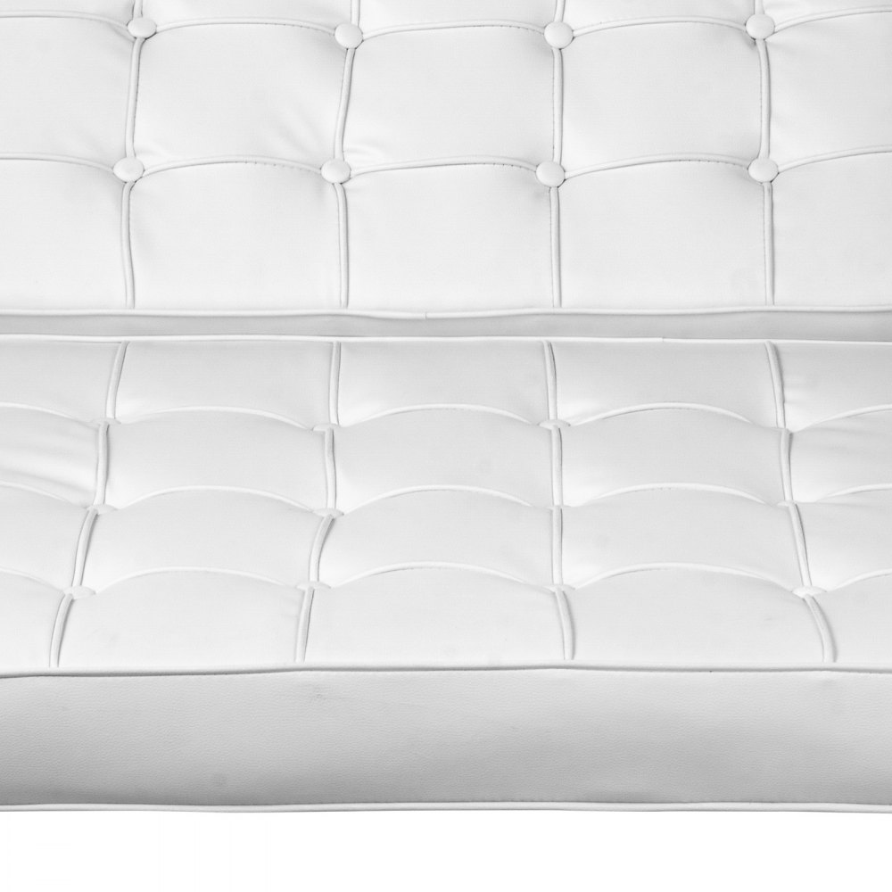 Silla Con Taburete Sillon De Cuero De La Pu Butaca Barcelona Lujosa