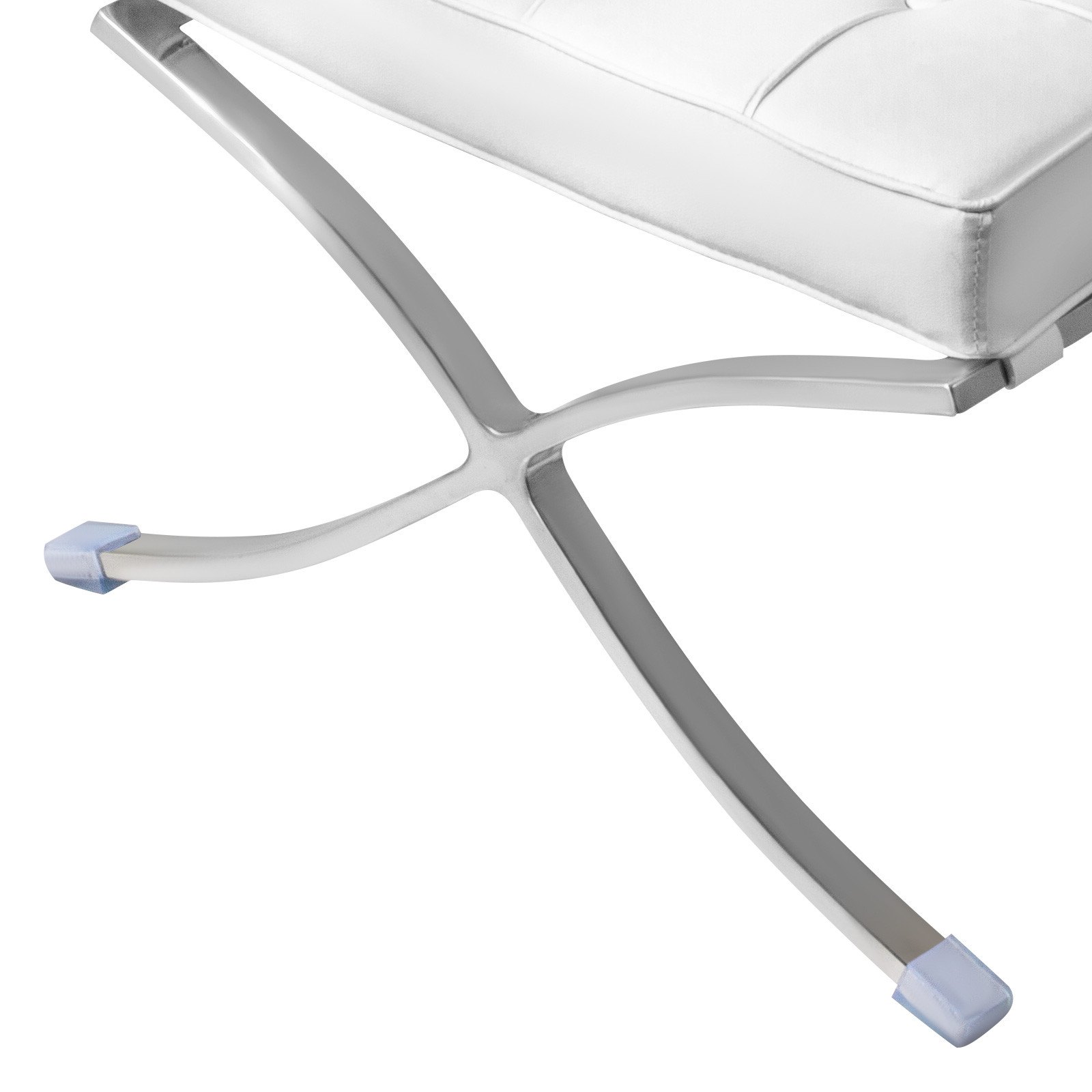 Silla Con Taburete Sillon De Cuero De La Pu Butaca Barcelona Lujosa