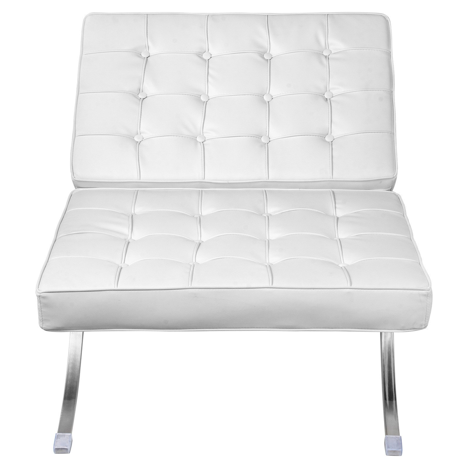 Silla Con Taburete Sillon De Cuero De La Pu Butaca Barcelona Lujosa