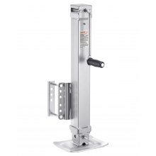 VEVOR Gato para Remolque, Capacidad de Carga Estática de 3628 kg Gato para Remolque con Pernos Soporte de Elevación de 724 mm con Manija para Remolque de RV, Remolque para Yates, Remolque Utilitario