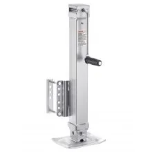 VEVOR Gato para Remolque, Capacidad de Carga Estática de 3628 kg Gato para Remolque con Pernos Soporte de Elevación de 724 mm con Manija para Remolque de RV, Remolque para Yates, Remolque Utilitario